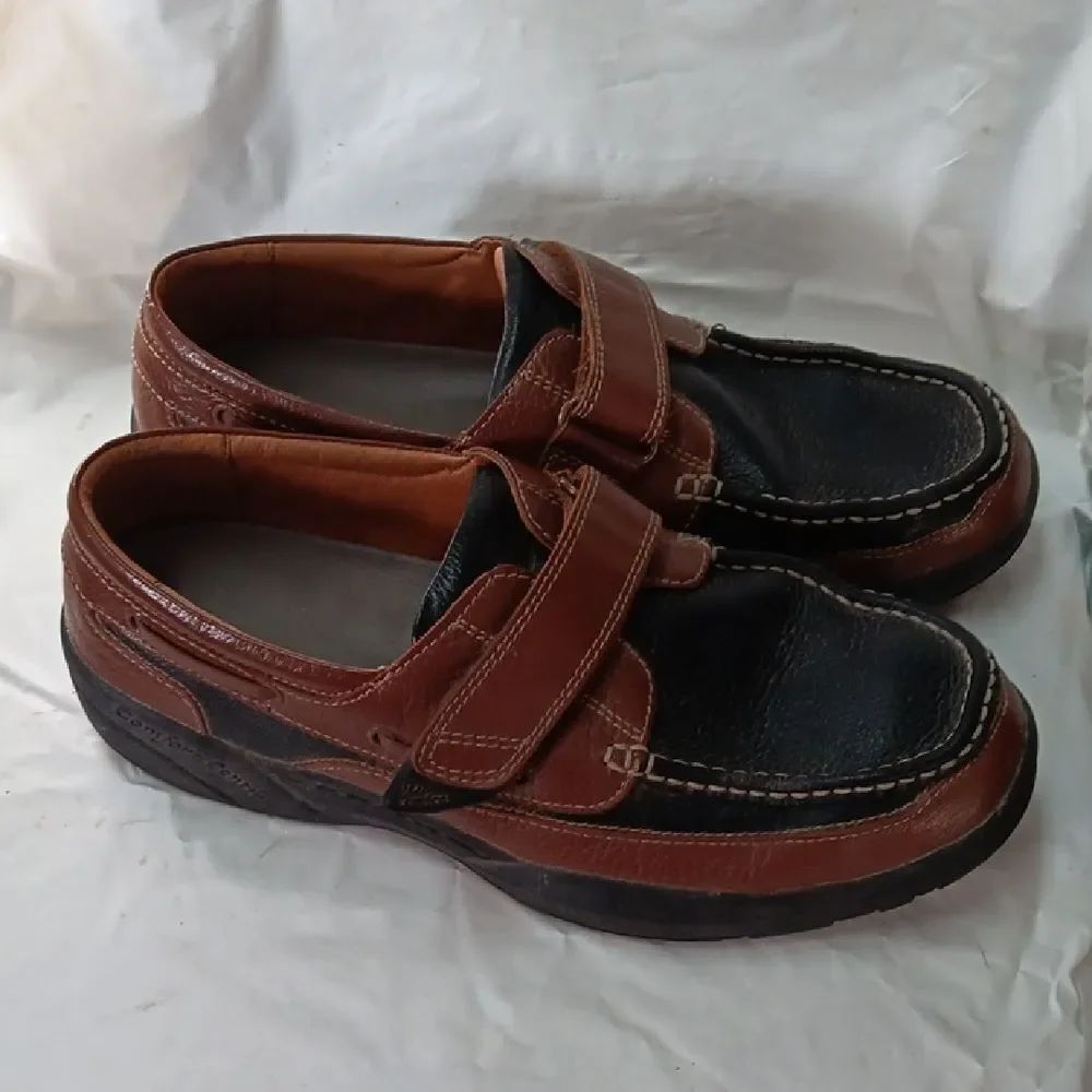 Dr. Comfort Men's Mike Casual Boat Therapeutic Diabetic Leather Shoes Size  13 W